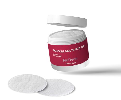 DAUGIAFUNKCINIAI RŪGŠTINIAI ŠVEITIMO PADELIAI / AcnoCell MULTI-ACID PAD