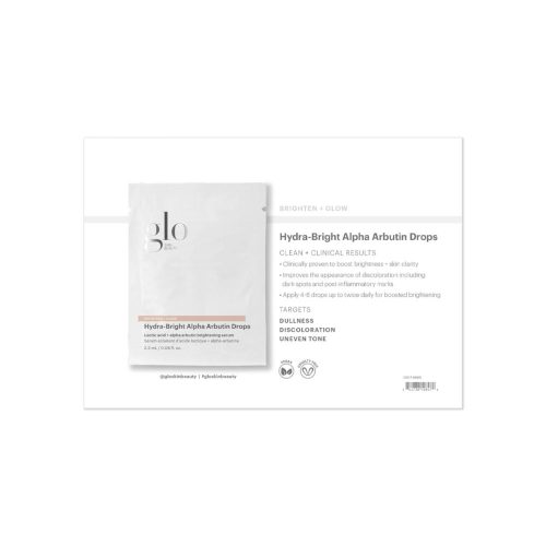 HYDRA-BRIGHT ALFA ARBUTINO SERUMAS Mėginukas su kortele / BRIGHTEN+GLOW HYDRA-BRIGHT ALPHA ARBUTIN DROPS